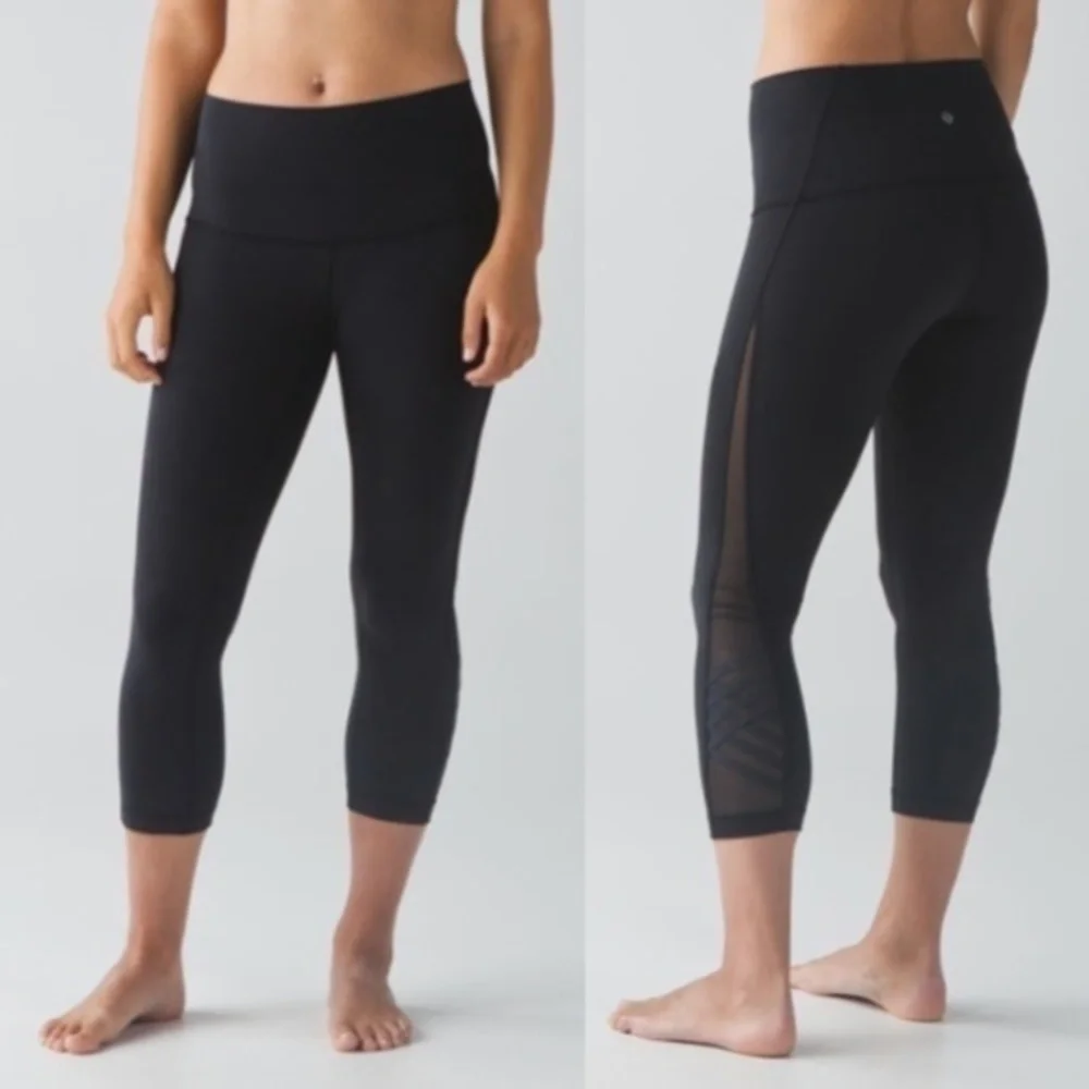 Lululemon Athletica Minimalist Crop Legging in Black Size 8